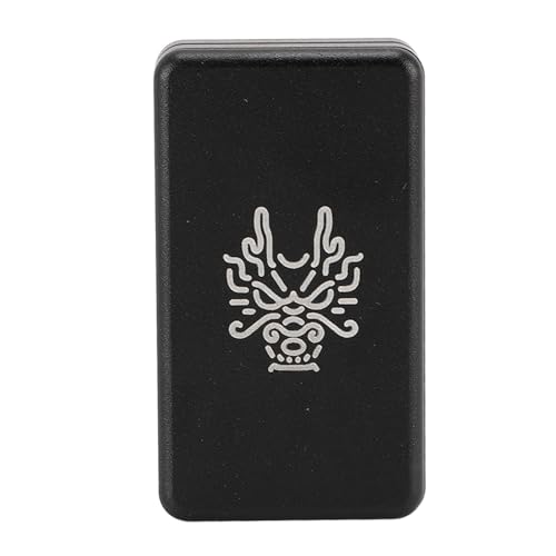 ZASCHMOY Metal Push Card Slider Spielzeug Stress Angst Belastung Aluminiumlegierung Haptischer Schieber (Black) von ZASCHMOY