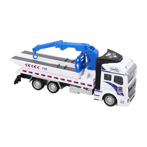 ZASCHMOY Metal Tow Truck Toy für Mädchen - Reibungsantrieb Ausziehbarer Armlegierung Wrecker Tow Truck Toy - Stimuliert die Fantasie und Entwickelt Motorische Fähigkeiten von ZASCHMOY