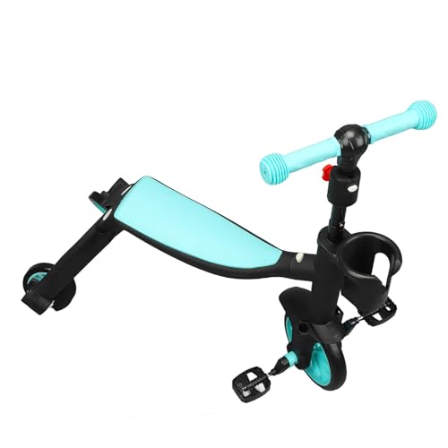 ZASCHMOY Multifunktionales -Dreirad -Kleinkind Trike mit Elternhandel Blau, Leichtem Nylon PP PU für Jungen und Mädchen, Einstellbar von ZASCHMOY