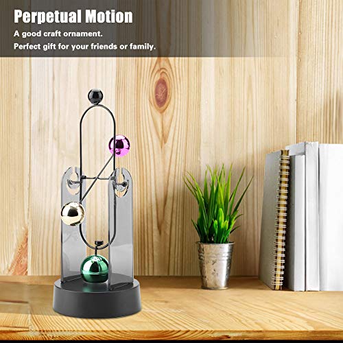 ZASCHMOY Perpetual Motion Art -Gerät Zur Schreibtischdekoration - Moderne Schwingungsskulptur mit Batteriekraftfunktionalität - Kreatives Schreibtischkunstgeschenk für Zuhause und Büro ZASCHMOY Perpetual Motion Art -Gerät Zur Schreibtischdekoration - Moderne Schwingungsskulptur mit Batteriekraftfunktionalität - Kreatives Schreibtischkunstgeschenk für Zuhause und Büro von ZASCHMOY