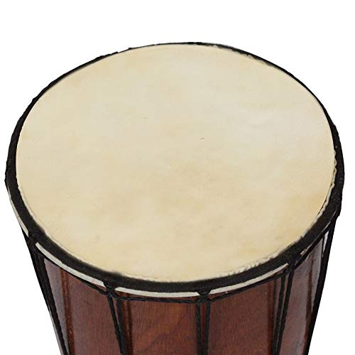 ZASCHMOY Premium 2pcs Schaffell -Drum Head für Afrikanische Bongo -Trommel Klarer Konsistenter Klang, Natürliche Textur Schaffell, 11,4 Zoll (8,5 Zoll) von ZASCHMOY