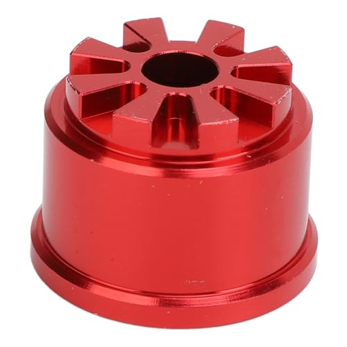 ZASCHMOY Premium-Aluminium-Differentialträger Fall für Summit 1/10 RC-Autos-Leichte, Präzise Gestaltete, Rot Polierte, Verbesserte Offroad-Leistung (Rot) von ZASCHMOY