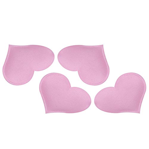 ZASCHMOY Romantische Mehrfarbige Herzförmige Dekorationen für Hochzeiten, Valentinstag und Jubiläen-3,2 cm Umweltfreundlich (3,2 cm rosa 500 Stück/Pack) von ZASCHMOY