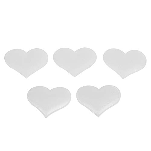 ZASCHMOY Romantische Mehrfarbige Herzförmige Dekorationen für Hochzeiten, Valentinstag und Jubiläen-3,2 cm Umweltfreundlich (3,2 cm weiß 500 Stück/Pack) von ZASCHMOY