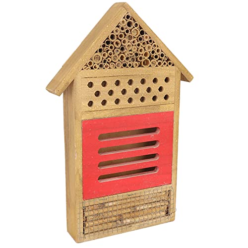 ZASCHMOY Umweltfreundliche Hölzerne Insekten-Bienenhaus mit Tubulären Tunneln | SEHLER FÜR Bienen & Bugs | Rustikale Gartendekoration Nester Box | 12 "x8 X4 ZASCHMOY Umweltfreundliche Hölzerne Insekten-Bienenhaus mit Tubulären Tunneln | SEHLER FÜR Bienen & Bugs | Rustikale Gartendekoration Nester Box | 12 "x8 X4 von ZASCHMOY