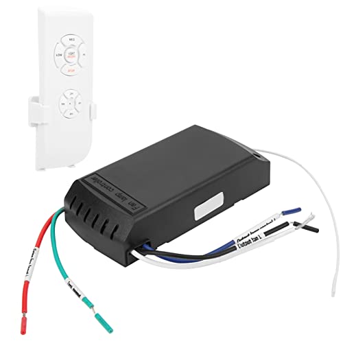 ZASCHMOY Wireless Fernbedienung für Deckenventilatoren und Lichter mit Timing-Funktion und Intelligentem Universellem Design, Kompatibel mit 85V-260V-Systemen ZASCHMOY Wireless Fernbedienung für Deckenventilatoren und Lichter mit Timing-Funktion und Intelligentem Universellem Design, Kompatibel mit 85V-260V-Systemen von ZASCHMOY