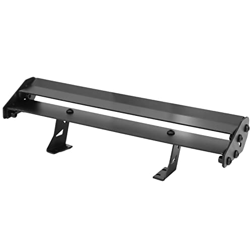 ZAWELIYO 1/10 RC -Auto Heckspoilerflügel - 180 Mm Carbonfaser und Aluminiumlegierungschwanzflügel für HSP -Drift -Rennen, RC -Upgrade mit Montagekit von ZAWELIYO