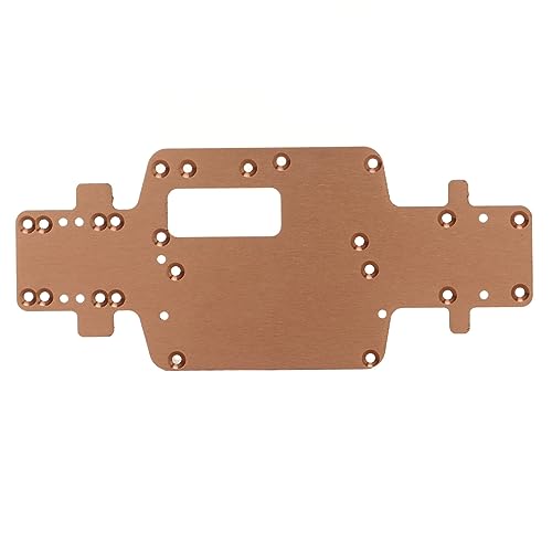 ZAWELIYO 1/28 RC -Auto -Chassisplatte - Ersatzplatte für Aluminiumlegierung für 284161 Modell, Hochfestigkeit Leichte Design von ZAWELIYO
