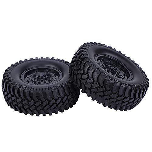 ZAWELIYO 100 Mm Alle Terrain RC -Reifen für/Arrma 1/10 Skalierwagen - 4pcs Hohe Grip -Ersatzreifen mit 36 ​​Mm Breite und 12 -Mm -Hex -Hubs (Schwarz) von ZAWELIYO