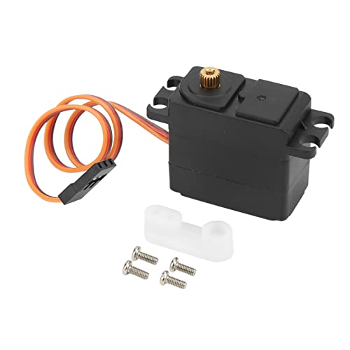 ZAWELIYO 2,2 Kg Digitales RC-Servo Wasserdichtes Metallgetriebe, 4,8 V-6V-Lenkservo für 1/12 1/16 RC-Autos, Kompatibel mit, Axial, HSP, HPI & ZD Racing Model ZAWELIYO 2,2 Kg Digitales RC-Servo Wasserdichtes Metallgetriebe, 4,8 V-6V-Lenkservo für 1/12 1/16 RC-Autos, Kompatibel mit, Axial, HSP, HPI & ZD Racing Model von ZAWELIYO
