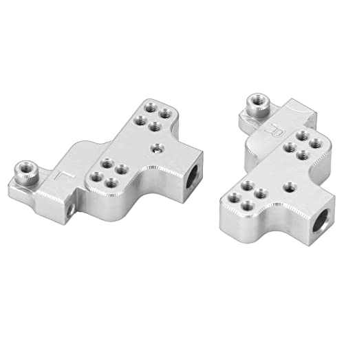ZAWELIYO 2pcs Metall Aluminiumlegierung Vorne Hängebruft -Stoßhalterung für Axiale SCX24 1/24 RC -Auto (Silber) von ZAWELIYO