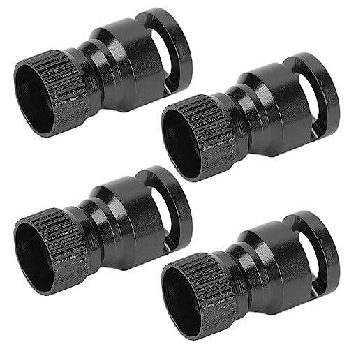 Zaweliyo 4pcs Aluminiumlegierung RC Body Shell Mount Mount -Säulenloch -Locator, Schadensmeidung für RC -Autoreparatur 17,7 X 9,9 Mm (Schwarz) von ZAWELIYO
