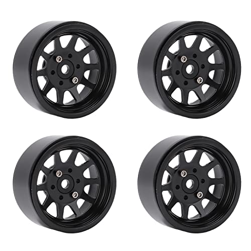 ZAWELIYO 4pcs Metall 1,9 -Zoll -Rad Felgen Verbesserung der RC -Autoleistung für Axiale SCX10 90046 1:10 RC Crawler (1) von ZAWELIYO