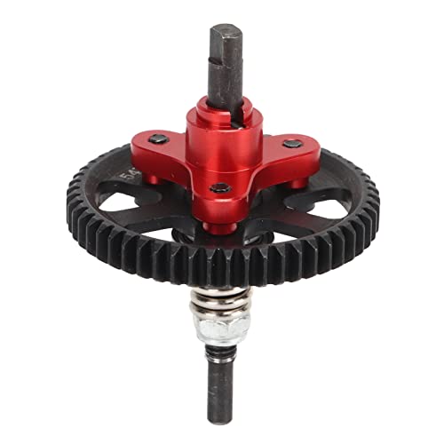 ZAWELIYO 54T Differential -Slipper -Kupplung - Aluminiumstahl -Differentialgetriebe Slipper -Kupplung Kit für Traxxas Slash 4x4 1/10 RC -Autos (Rot) von ZAWELIYO