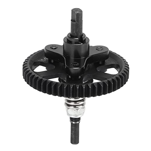 ZAWELIYO 54T Differential -Slipper -Kupplung - Aluminiumstahl -Differentialgetriebe Slipper -Kupplung Kit für Traxxas Slash 4x4 1/10 RC -Autos (Schwarz) von ZAWELIYO