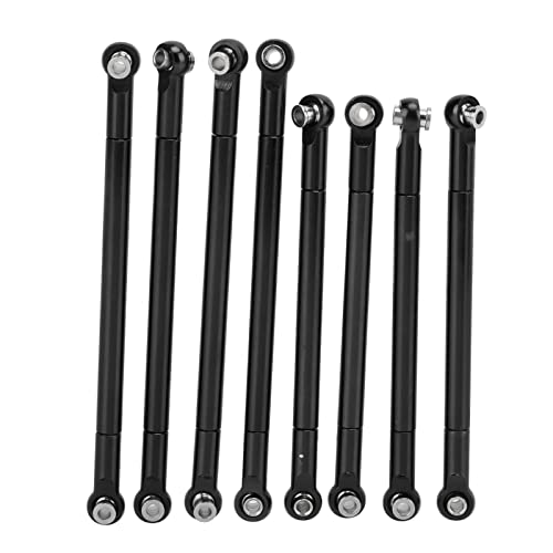 ZAWELIYO 8pcs Metall Vollauto -Spurstange Upgrade MN86 Serie RC Car Starke Flexible Aluminiumlegierung Langlebige Leistung (1) von ZAWELIYO