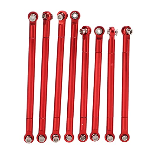 ZAWELIYO 8pcs Metall Vollauto -Spurstange Upgrade MN86 Serie RC Car Starke Flexible Aluminiumlegierung Langlebige Leistung (2) von ZAWELIYO