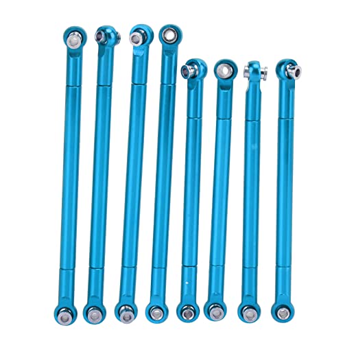ZAWELIYO 8pcs Metall Vollauto -Spurstange Upgrade MN86 Serie RC Car Starke Flexible Aluminiumlegierung Langlebige Leistung (3) von ZAWELIYO
