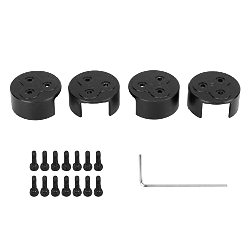 ZAWELIYO Aluminium-Drohnenmotor Guards-22 Mm Wetterfeste Staubkappen für Kompatible Avata-FPV-Drohnen (4PCS-Set mit Werkzeugkit) (Schwarz) von ZAWELIYO