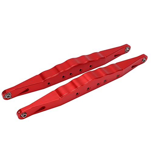 ZAWELIYO Aluminium -Legierung RC Heck Untere Nachfolgende Arme Erhöhen Sie die Stabilität für Losi Super Baja Rey 2.0 1/6 RC Short Course Off Road Car (Rot) von ZAWELIYO