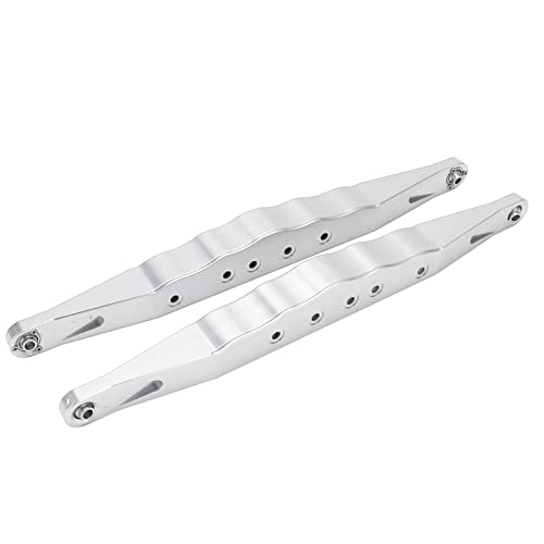 ZAWELIYO Aluminium -Legierung RC Heck Untere Nachfolgende Arme Erhöhen Sie die Stabilität für Losi Super Baja Rey 2.0 1/6 RC Short Course Off Road Car (Silber) von ZAWELIYO