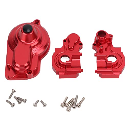ZAWELIYO Aluminium -Leichtmetallgetriebe für LOSI Mini -T 2.0 1/18 RC -Auto - CNC Heck -Hauptgetriebe und Mittelgroße Getriebeschalen -Upgrade -Kit (Rot) von ZAWELIYO