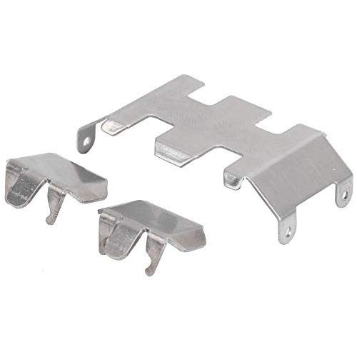 ZAWELIYO Edelstahl -Rüstungs -Rüstungsplatte Set, Upgrade RC -Zubehör für Axial SCX24 90081 RC Car von ZAWELIYO
