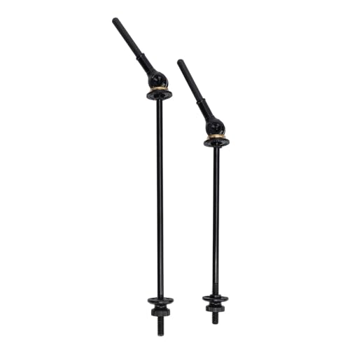 ZAWELIYO Fahrrad-Schnellspannspieß, Leicht, Langlebig, Ergonomischer Griff für Mountainbikes, Rennräder, Ti-Legierung, Kohlefaser (Schwarz) von ZAWELIYO