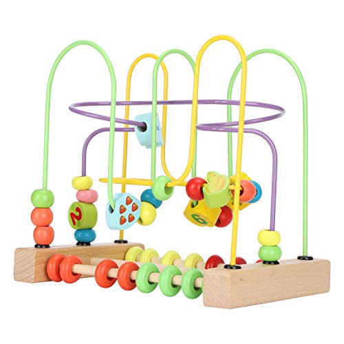 ZAWELIYO Holzperlen -Labyrinth -Spielzeug für Kleinkind, Pädagogisches Lernspielzeug mit Leuchtenden Farben und Süßem Erscheinungsbild, Woor mit Slide Abacus ZAWELIYO Holzperlen -Labyrinth -Spielzeug für Kleinkind, Pädagogisches Lernspielzeug mit Leuchtenden Farben und Süßem Erscheinungsbild, Woor mit Slide Abacus von ZAWELIYO