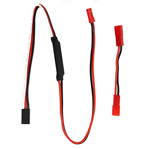 ZAWELIYO Mini-Adapterstecker für Leichte Windensteuerung für RC-Car-Modelle, Kunststoffmaterialien, Geeignet für, Hsp, Red Cat, Axial Scx10 D90 von ZAWELIYO