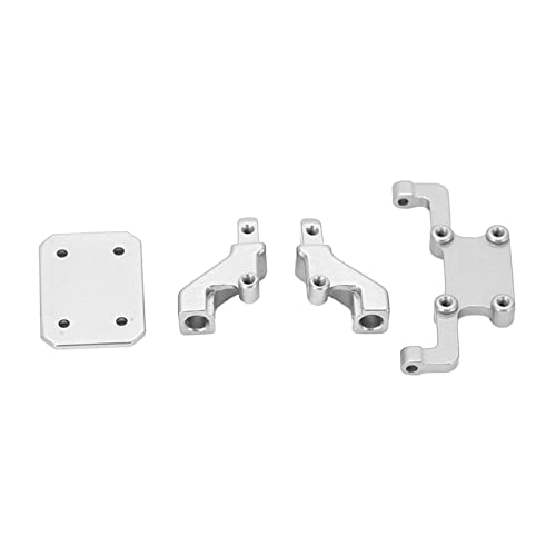 ZAWELIYO RC Aluminium Heckbörsenschalenhalterkit für Axiale SCX24 AXI00002 1/24 RC -Autokaluelauf -Upgrade -Teile (Silber) von ZAWELIYO