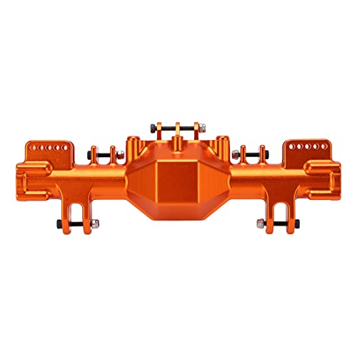 ZAWELIYO RC Aluminiumachse Gehäuse für Losi LMT 1/8 RC -Auto - 182 Mm Anodierter RC Car Bridge Shell Upgrade Kit (Orange) von ZAWELIYO