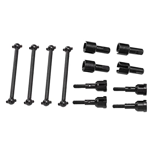 ZAWELIYO RC Antriebswellen -Dogbone -Adapter, Aluminium -Legierung RC Diff -Cup -Gelenk -Achse für Wltoys A949 A959 A969 A979 K929 und Andere 1/18 RC -Auto (Schwarz) von ZAWELIYO