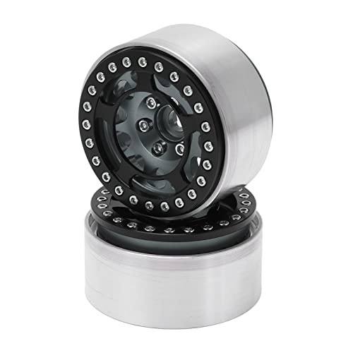 Zaweliyo RC Rad Hub Aluminiumlegierung CNC -Bearbeitung 1,9 Zoll Fernbedienungssteuerauto -Rad Hub für Axial SCX10 90046 D90 (Ti) von ZAWELIYO