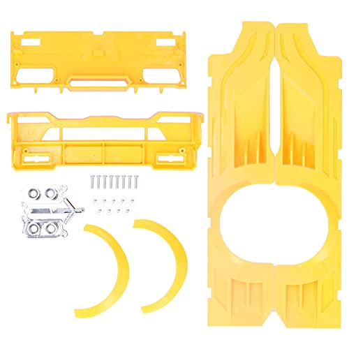 ZAWELIYO RC Wide Body Kit für WPL D12 RC Truck - ABS Kunststoff ohne Bohrmaschine Modifikation Abdeckung, Schützende Umgebung & 17 Schrauben Enthalten (154g Leicht Gewicht) (Gelb) von ZAWELIYO