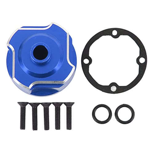 ZAWELIYO Universal Aluminium Diff Housing - Front/Mid/Heck -Chassis -Upgrades Teil für 1/8 RC -Schneecrawler Im Maßstab (Blau) von ZAWELIYO