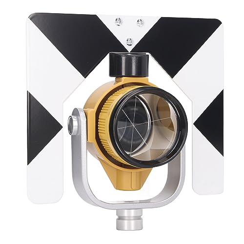 ZAWELIYO Vermessung Prisma 64 Mm Effektiver Durchmesser 0mm –30 Mm Offset 64 Light Total Station Single Prism für, für U -Bahnen, Tunnel, Autobahnen von ZAWELIYO