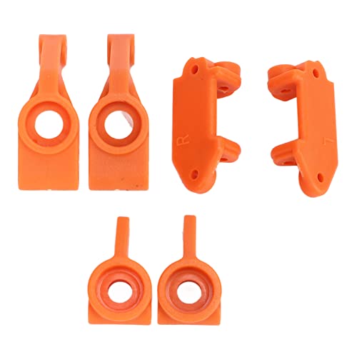 ZAWELIYO Zawelyio RC -Autolenker -Lenkbecher - RC Verbessert Teile Hinterachse mit C -Hub -Träger für 1/10 Stadion -LKW -Modell 1/10 Skala (Orange) von ZAWELIYO
