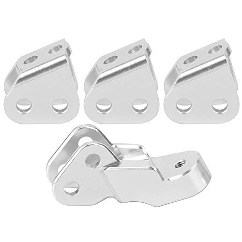 ZAWELIYO 4PCS Aluminium Link Mount Set für Gen8 II 1/10 RC - RER11337 Upgrade -Teil, RC Suspension Mounts Upgrade Upgrade (Silber) von ZAWELIYO