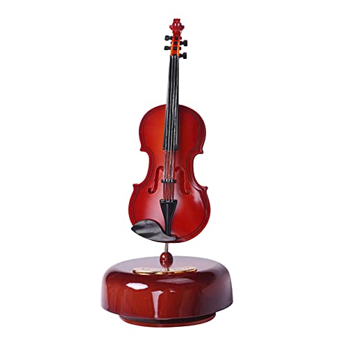 ZAYRAY Violine Musik Box, Rotierende Musik, Klassisches Musik Box Instrument, Geschenk für MäDchen Geburtstag von ZAYRAY
