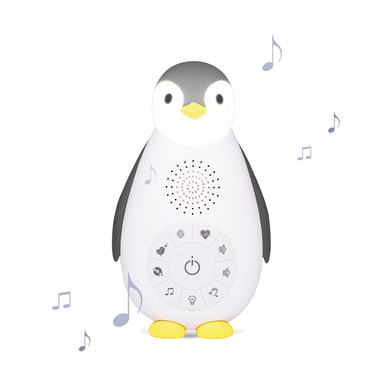 ZAZU Zoe - Die Pinguin Bluetooth Musikbox mit Nachtlicht grau von ZAZU
