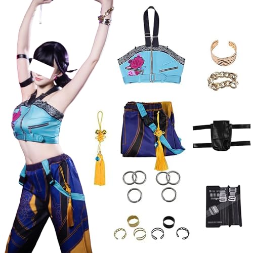 ZBDFNJ Rollenspiel-Kostüme für Damen, Halloween-Kostüm-Sets, Blau, M ZBDFNJ Rollenspiel-Kostüme für Damen, Halloween-Kostüm-Sets, Blau, M von ZBDFNJ