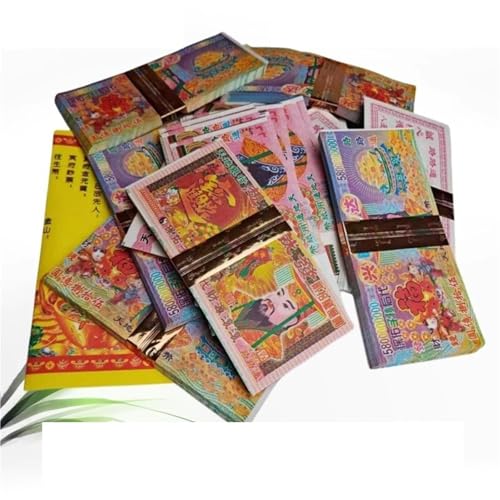 ZBFGEPLV Opferzubehör, Brennendes Papiergeld, Geistermünzen, 10 Bündel ZBFGEPLV Opferzubehör, Brennendes Papiergeld, Geistermünzen, 10 Bündel von ZBFGEPLV