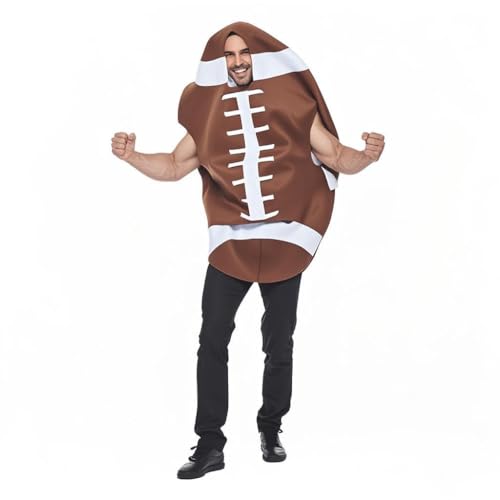 ZBH1985 American Football Halloween-Kostüme für Erwachsene, Sport-Kostüm für Männer und Frauen, lustig, aufblasbar, für Sportparty ZBH1985 American Football Halloween-Kostüme für Erwachsene, Sport-Kostüm für Männer und Frauen, lustig, aufblasbar, für Sportparty von ZBH1985