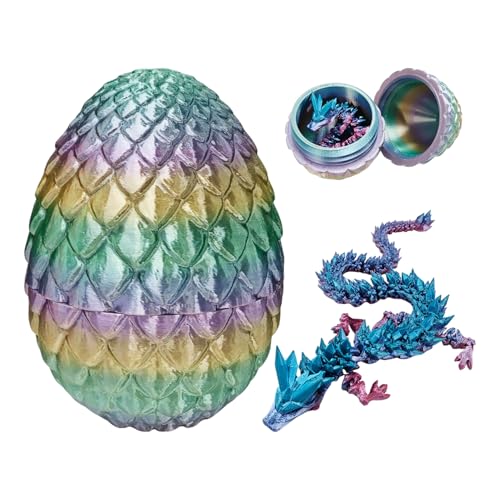 ZBHDEYG 1 Stück Drachenei, 1 Stück Kristalldrache, 3D-Gedrucktes Spielzeug, Kreative Desktop-Ornamente, Spielzeuggeschenke Für Erwachsene Und Kinder, Interessante Spielzeuge ZBHDEYG 1 Stück Drachenei, 1 Stück Kristalldrache, 3D-Gedrucktes Spielzeug, Kreative Desktop-Ornamente, Spielzeuggeschenke Für Erwachsene Und Kinder, Interessante Spielzeuge von ZBHDEYG