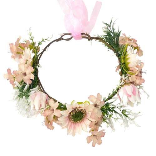 ZBIianxer Bequeme Sonnenblumen Kopfbedeckung Unisex Halloween Girlands Skidsicheres Kopfbedeckung Für Hochzeiten Partys Und ZBIianxer Bequeme Sonnenblumen Kopfbedeckung Unisex Halloween Girlands Skidsicheres Kopfbedeckung Für Hochzeiten Partys Und von ZBIianxer