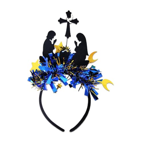 ZBIianxer Eid Stirnband Mit Crescented Und Star Holiday Requisiten Kopfbedeckungen Für Religiöse Und Familienfeierversammlung ZBIianxer Eid Stirnband Mit Crescented Und Star Holiday Requisiten Kopfbedeckungen Für Religiöse Und Familienfeierversammlung von ZBIianxer
