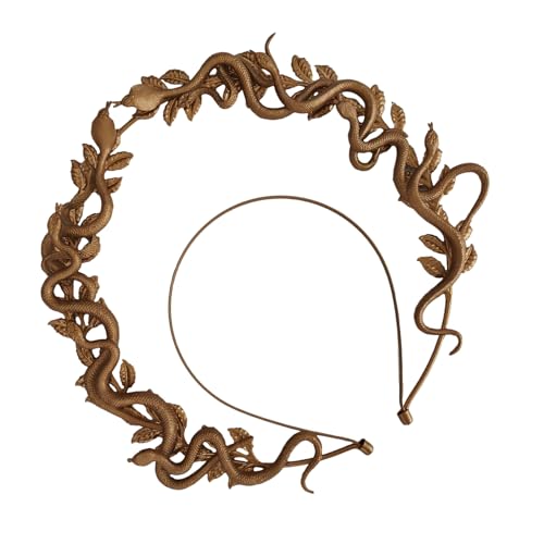 ZBIianxer Einzigartiger Mythos Inspiriert Schlangenstirnband Exquisite Schlange Kopfbedeckung Charme Für Mythologie Inspirierte Kostümversammlungen von ZBIianxer