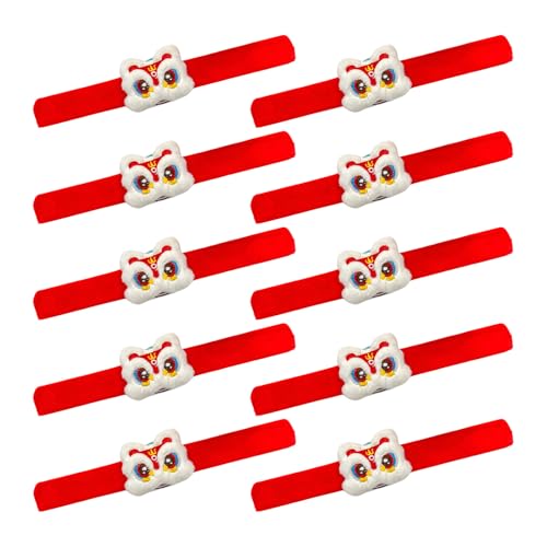 ZBIianxer Packung Mit 10 Neujahrs Schlagarmbändern Plüschtierpuppen Armbändern Handgefertigten Handgelenkdekorationen Für Partys Und Veranstaltungen ZBIianxer Packung Mit 10 Neujahrs Schlagarmbändern Plüschtierpuppen Armbändern Handgefertigten Handgelenkdekorationen Für Partys Und Veranstaltungen von ZBIianxer
