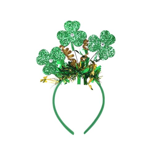 ZBIianxer Stirnband Für Festival Themen Ganzalter Glitzernde Stirnband Shamrock Hairband Für Die Irische Nationalfeiertagsfeier ZBIianxer Stirnband Für Festival Themen Ganzalter Glitzernde Stirnband Shamrock Hairband Für Die Irische Nationalfeiertagsfeier von ZBIianxer